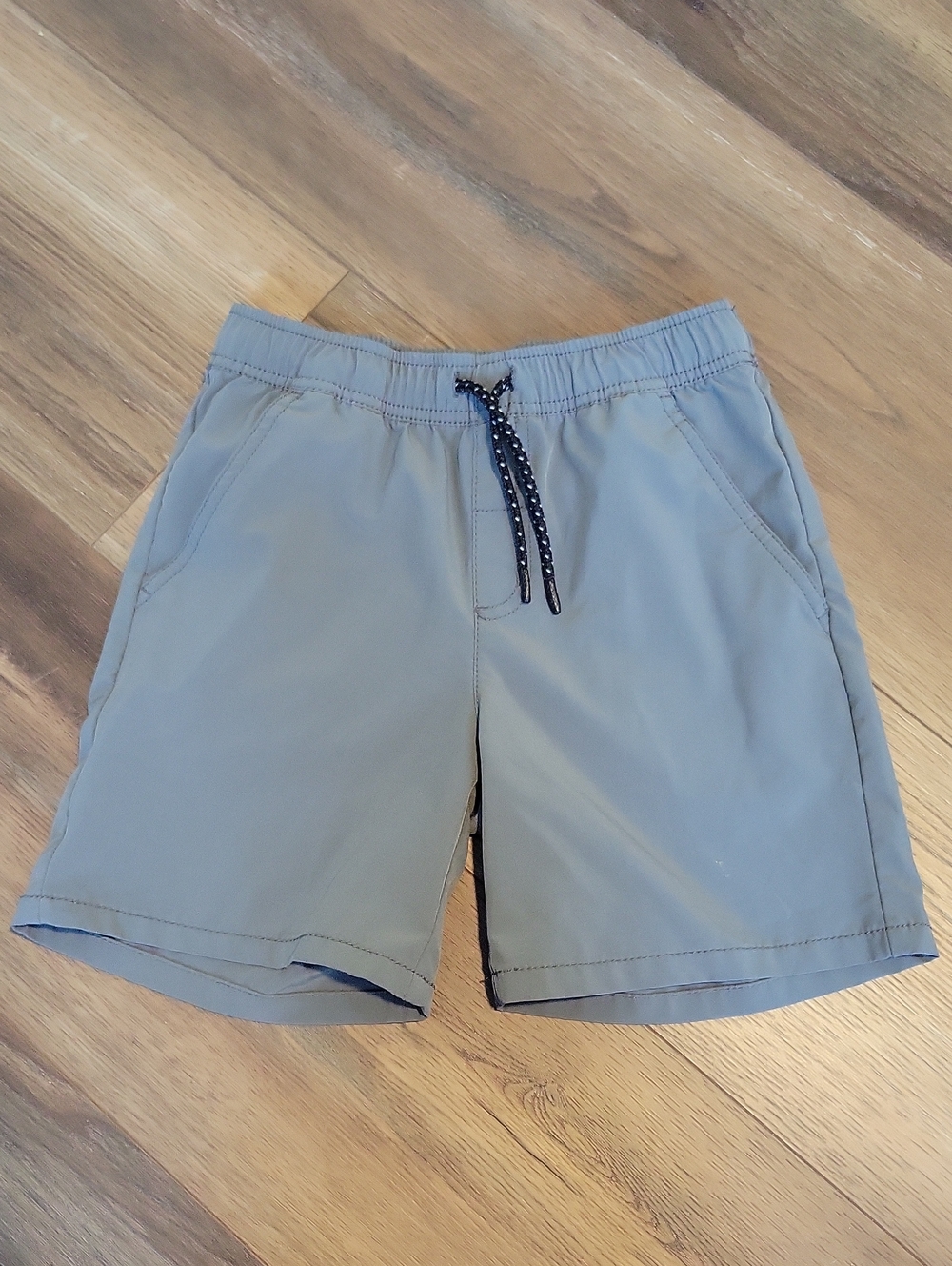 Light Gray Pull-On Shorts